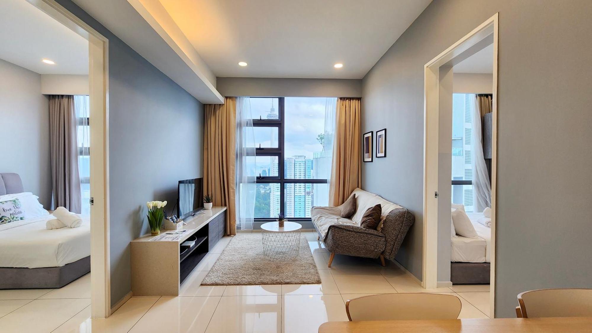 Apartmán Skyline View In Bukit Bintang The Robertson 42F Kuala Lumpur Exteriér fotografie